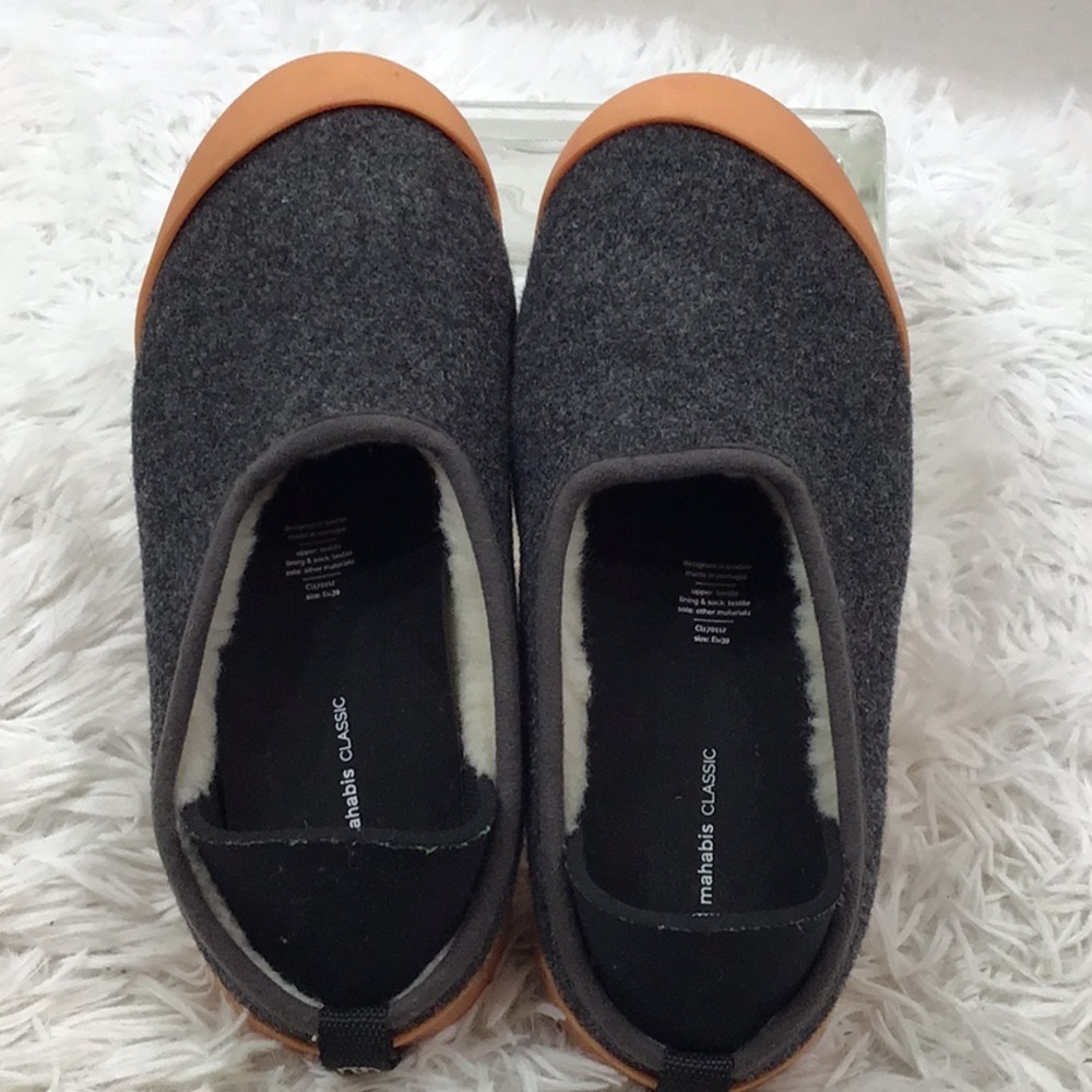 Mahabis Classic wool flats 39